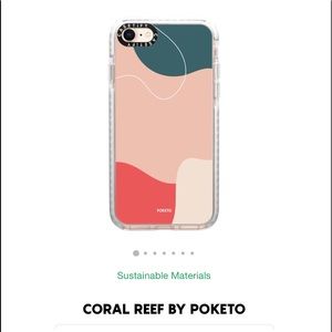 Casetify iPhone 8 Case: Coral Reef by Poketo BRAND NEW